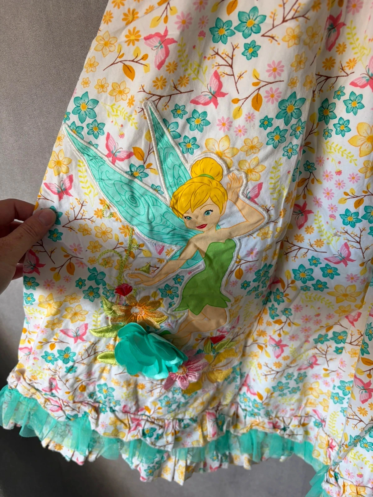 Vestido a fada sininho Disney store 9/10anos – photo 2